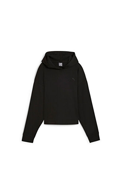 Puma Ess Elevated Hoodie Kadın Günlük Sweatshirts 68250301 Siyah