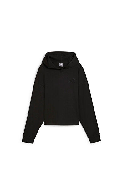 Puma Ess Elevated Hoodie Kadın Günlük Sweatshirts 68250301 Siyah