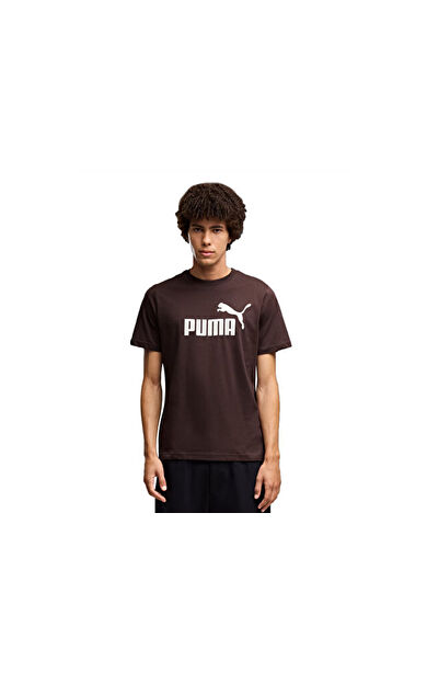 Puma ESS NO. 1 LOGO TEE Erkek Günlük Tişört 68253333 Kahverengi