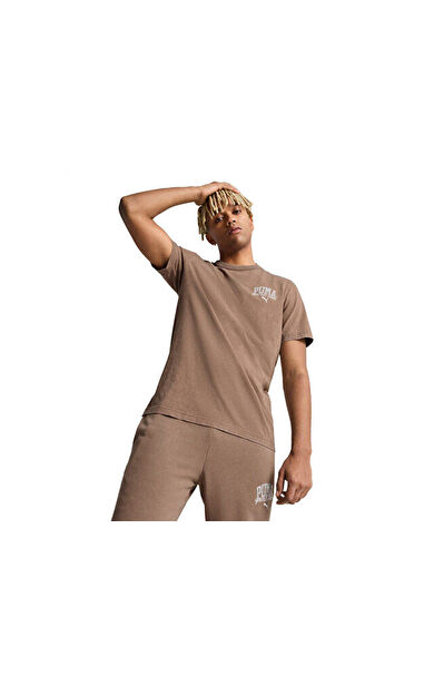 Puma Puma Class Tee Erkek Günlük Tişört 68464093 Renkli