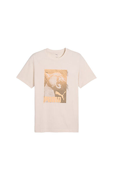 Puma Graphics Photoprint Tee Erkek Günlük Tişört 68483687 Renkli