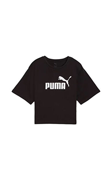Puma Ess Cropped No. 1 Logo Tee Kadın Günlük Tişört 68497201 Renkli