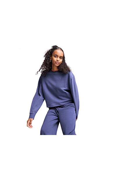 Puma Her Relaxed Crew Kadın Günlük Sweatshirts 68505846 Mor