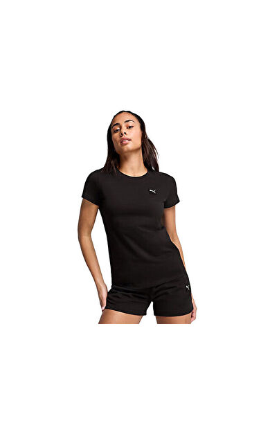 Puma Ess Elevated Tee Kadın Günlük Tişört 69089401 Renkli