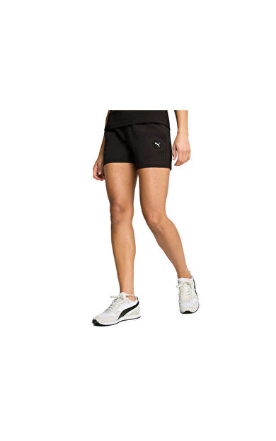 Puma Ess Elevatedmid-Riseshorts5  Kadın Günlük Şort 69090201 Siyah