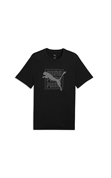 Puma Graphic Tee Erkek Günlük Tişört 69177501 Siyah