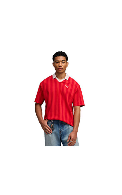 Puma Puma Class Pinnacle Tee Erkek Günlük Tişört 69206911 Kırmızı