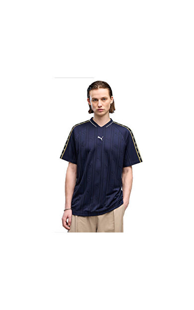 Puma PUMA CLASS RELAXED JERSEY Erkek Günlük Tişört 69430106 Lacivert