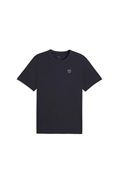 Puma Ess Elevated Tee Tk M Erkek Günlük Tişört 69570316 Lacivert