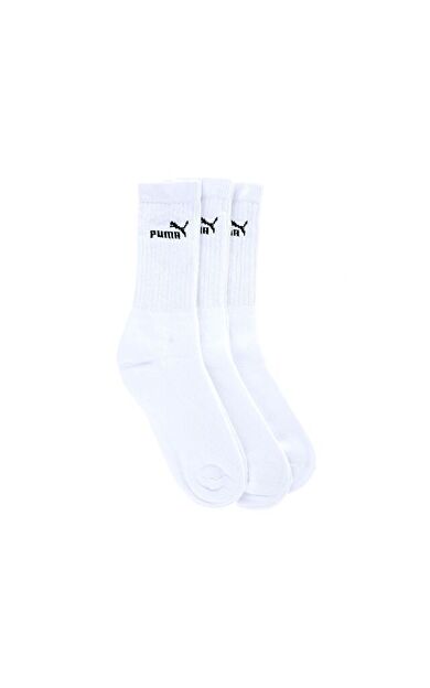 Puma Elements Crew Sock 3P Çorap (3 Çift) 88329602 Beyaz