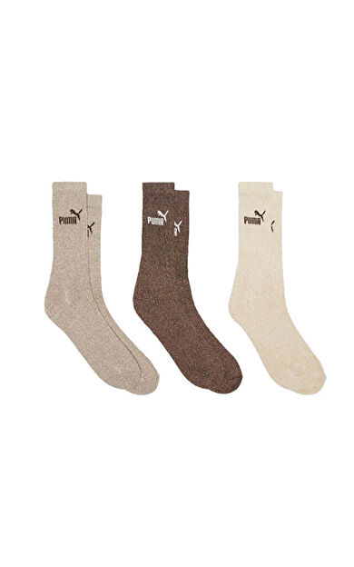 Puma Elements Crew Sock 3P Çorap (3 Çift) 88329609 Renkli