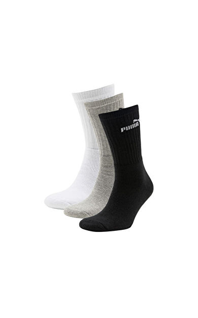 Puma Elements Crew Sock 3P Çorap (3 Çift) 88329610 Renkli