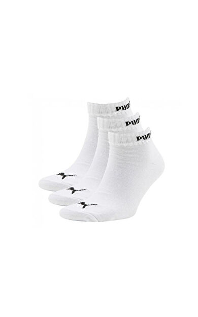 Puma Quarter-V 3P Çorap (3 Çift) 88749802 Beyaz