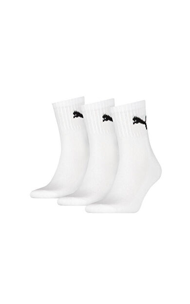 Puma Short Crew 3P Çorap (3 Çift) 90611004 Beyaz