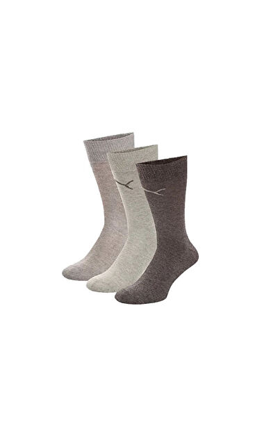 Puma Classic 3P Çorap (3 Çift) 93531901 Renkli