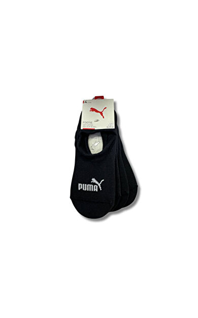 Puma High Cut Footie Çorap (4 Çift) 93836801 Siyah