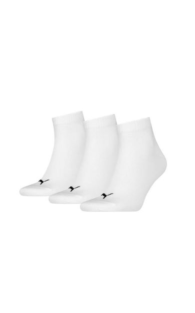 Puma Quarter Plain 3P Çorap (3 Çift) 93858909 Beyaz
