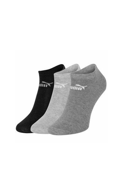 Puma Elements Plain S Çorap (3 Çift) 94710910 Gri