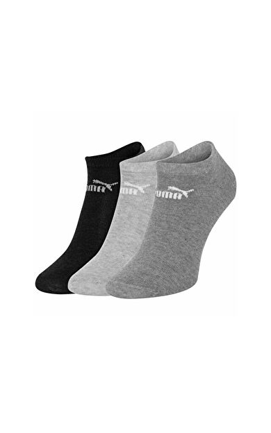 Puma Elements Plain S Çorap (3 Çift) 94710910 Gri
