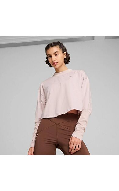 Puma 52568849 Studio Cloudspun Crew - Short Kadın Sweatshirt