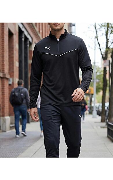 Puma 65909703 Teamrise 1/4 Zip Top Unisex Sweatshirt