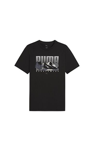Puma 68482801 Graphics Mountain Tee Erkek Spor Tişört