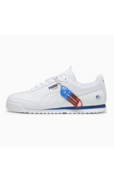 Puma Bmw Mms Roma Via-White-Cool Cobalt Unisex Spor Ayakkabısı 308033