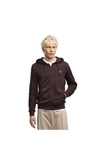 Puma Class Full-Zip Hoodie Erkek Ceket Kahve