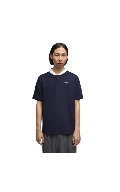 Puma Class Relaxed Material Erkek T-Shirt Lacivert
