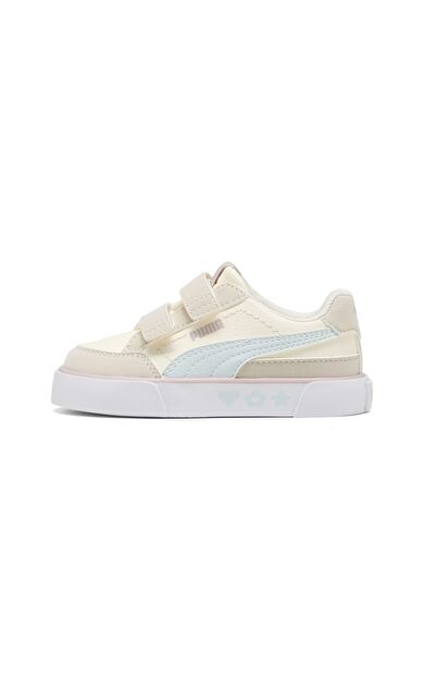 Puma Court Classic Vulc Inf Bebek Spor Ayakkabı Krem