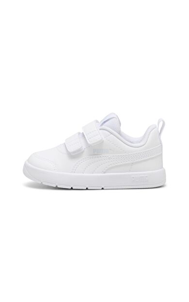Puma Courtflex V3 V Inf Bebek Spor Ayakkabı Beyaz