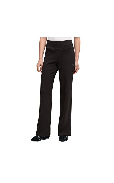 Puma Ess Elevated Straight Pant Kadın Eşofman Altı Siyah