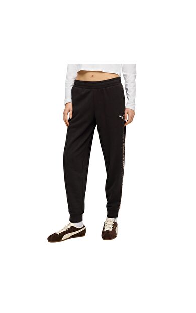 Puma Ess Graphıc Animal Pants Kadın Eşofman Altı Siyah