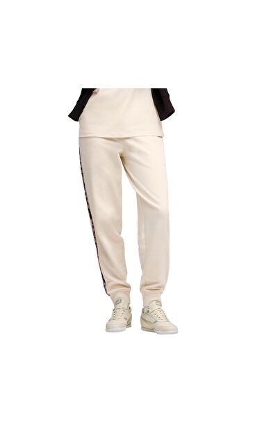 Puma Ess Graphıc Animal Pants Kadın Eşofman Altı Bej