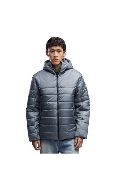 Puma Ess Hooded Padded Jacket Erkek Mont Haki