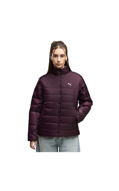 Puma Ess Padded Jacket Kadın Mont Bordo
