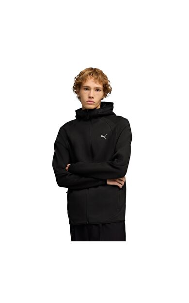 Puma Evostrıpe Fz Hoodie Erkek Ceket Siyah