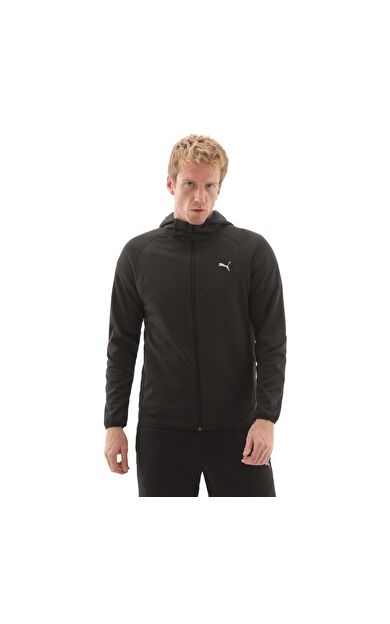 Puma Evostrıpe Warm Fz Hoodie Erkek Mont Siyah