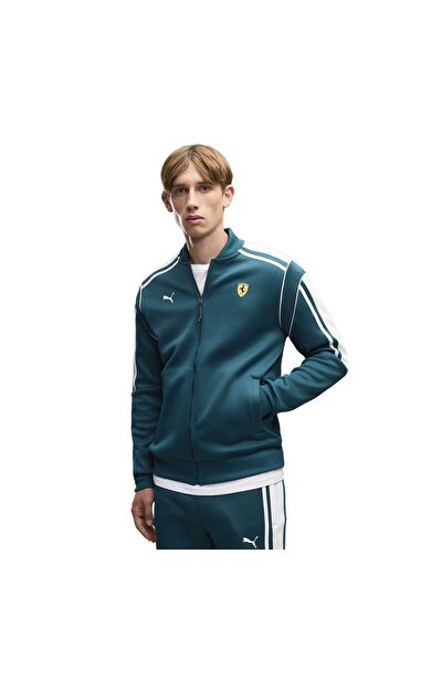 Puma Ferrari Mt7 Track Jkt Erkek Ceket Yeşil