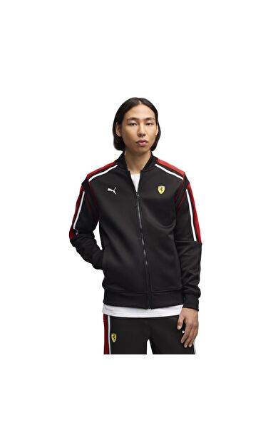 Puma Ferrari Mt7 Track Jkt Erkek Ceket Siyah
