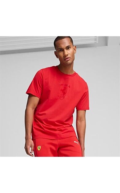 Puma Ferrari Race Tonal Shield T Erkek Tişört 627057