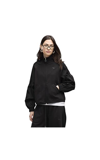 Puma Her Full-Zip Relaxed Jacket Kadın Ceket Siyah