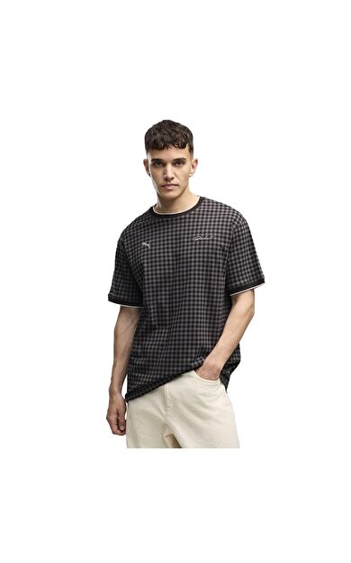 Puma Pl Lifestyle Tee Erkek T-Shirt Siyah