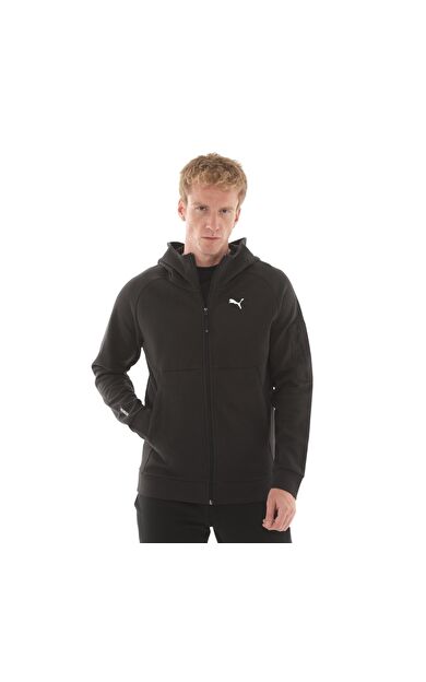 Puma Pumatech Fz Hoodie Erkek Ceket Siyah