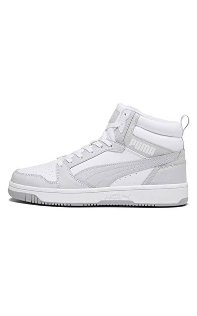 Puma Rebound V6 White-Ash Gray Unisex Spor Ayakkabısı 392326