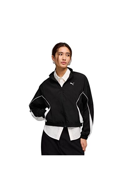 Puma Sport Relaxed Woven Ful Kadın Ceket Siyah
