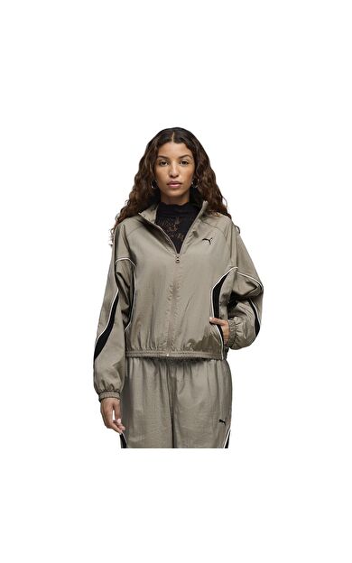 Puma Sport Woven Jacket Kadın Ceket Haki