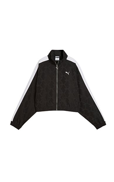 Puma T7 Jacquarded Woven Jacket Kadın Ceket Siyah