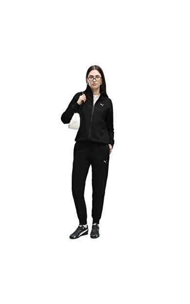 Puma Twill Suit Cl Kadın Eşofman Takımı Siyah