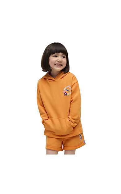 Puma X Dora Hoodie Çocuk Sweatshirt Turuncu